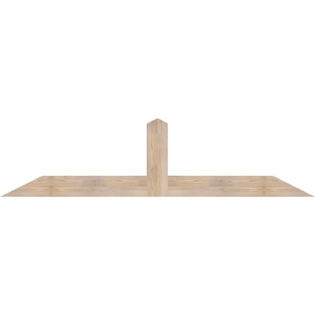 Ekena Millwork Portland Smooth Timber Gable Bracket, Douglas Fir, 84"W x 21"H x 5 1/2"D x 5 1/2"F, 6/12 Pitch GBW084X21X0606POR00SDF